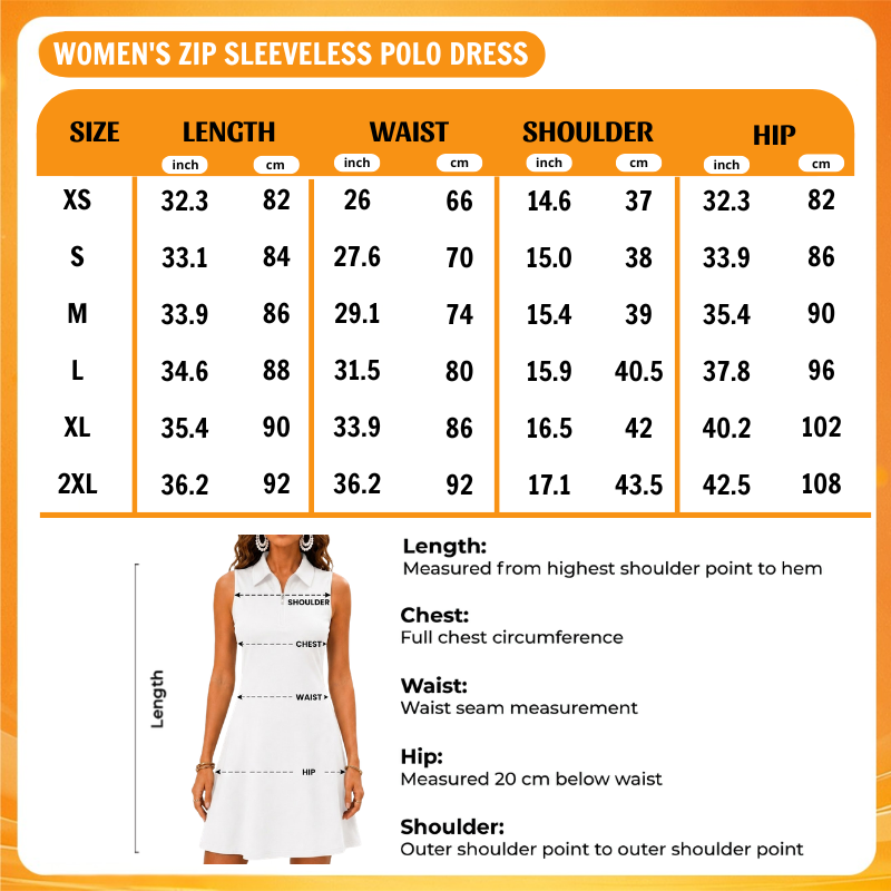[FAN FAVORITE] NEW CUSTOMIZED NCAA CFH01 NTH NORTH CAROLINA TAR HEELS WOMEN'S ZIP SLEEVELESS POLO DRESS