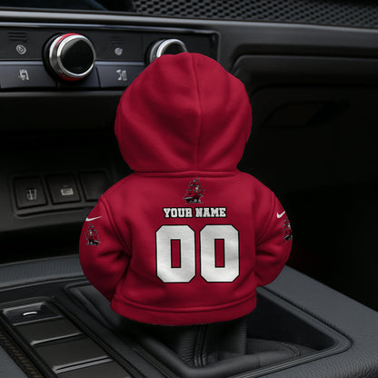 [SPECIAL OFFER] NEW CUSTOMIZED NFL10 TBB TAMPA BAY BUCCANEERS AUTOMOTIVE HOODIE SHIFT KNOB COVER