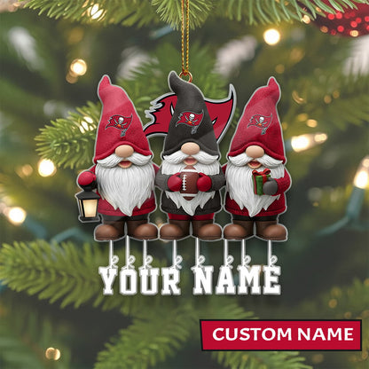 [SPECIAL OFFER] NEW CUSTOMIZED NFL10 TBB TAMPA BAY BUCCANEERS CHRISTMAS ACRYLIC ORNAMENT