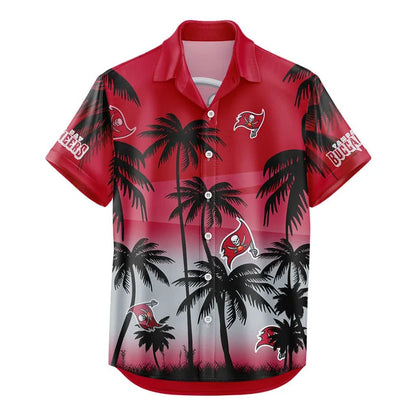 [SPECIAL OFFER] NEW CUSTOMIZED NFL10 TBB TAMPA BAY BUCCANEERS UNISEX HAWAIIAN SHIRT & SHORTS SET