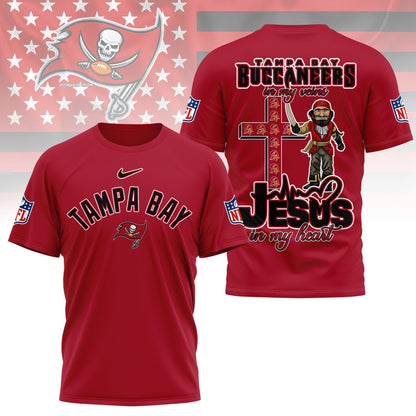 [SPECIAL OFFER] NEW CUSTOMIZED NFL10 TBB TAMPA BAY BUCCANEERS T-SHIRT | MULTIPLE COLORS AVAILABLE