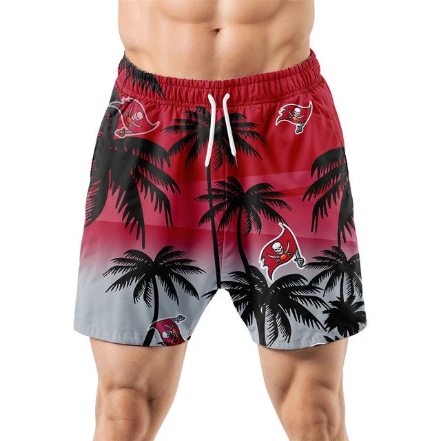 [SPECIAL OFFER] NEW CUSTOMIZED NFL10 TBB TAMPA BAY BUCCANEERS UNISEX HAWAIIAN SHIRT & SHORTS SET