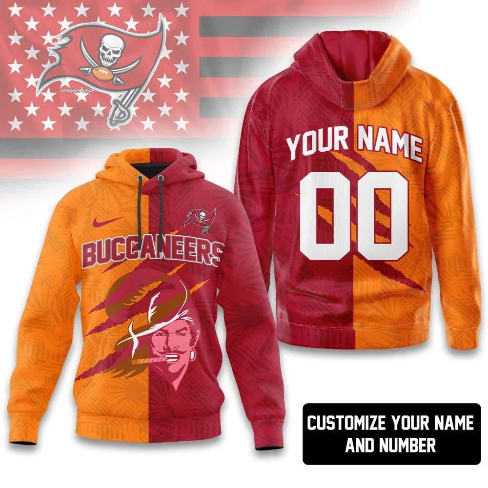[SPECIAL OFFER] NEW CUSTOMIZED NFL10 TBB TAMPA BAY BUCCANEERS T-SHIRT, HOODIE, ZIP HOODIE