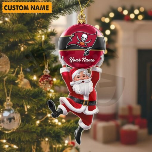 [SPECIAL OFFER] NEW CUSTOMIZED NFL10 TBB TAMPA BAY BUCCANEERS CHRISTMAS ACRYLIC ORNAMENT