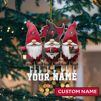 [SPECIAL OFFER] NEW CUSTOMIZED NFL10 TBB TAMPA BAY BUCCANEERS CHRISTMAS ACRYLIC ORNAMENT