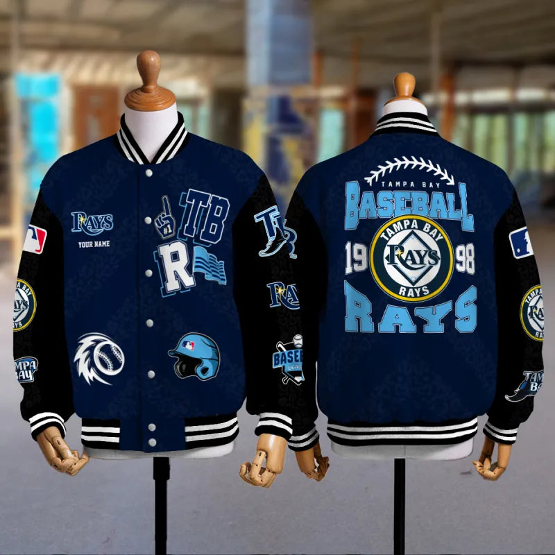 [FLASH SALE] NEW CUSTOMIZED MLB21 TBR TAMPA BAY RAYS UNISEX T-SHIRT, POLO, HOODIE & JACKETS