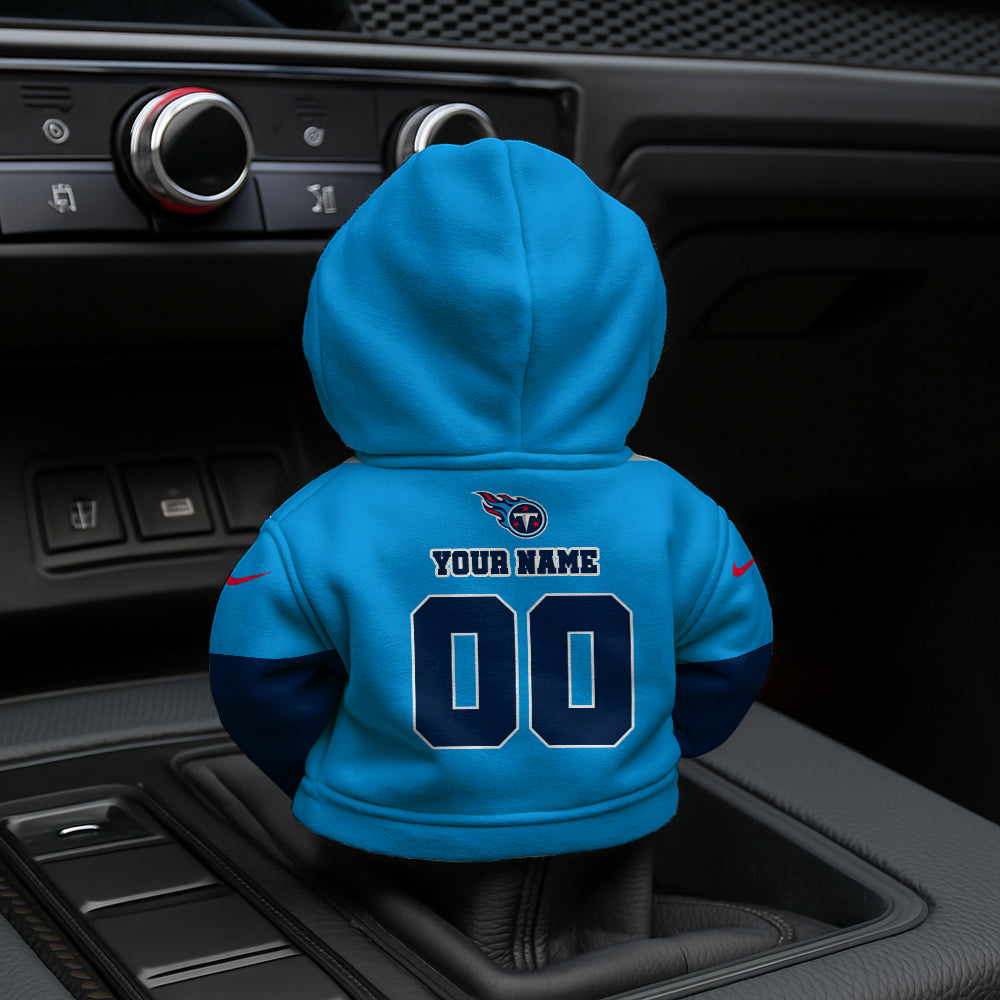 [SPECIAL OFFER] NEW CUSTOMIZED NFL31 TST TENNESSEE TITANS AUTOMOTIVE HOODIE SHIFT KNOB COVER