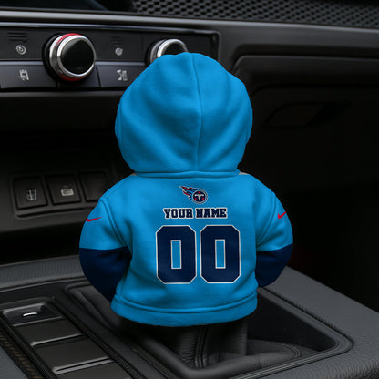 [SPECIAL OFFER] NEW CUSTOMIZED NFL31 TST TENNESSEE TITANS AUTOMOTIVE HOODIE SHIFT KNOB COVER