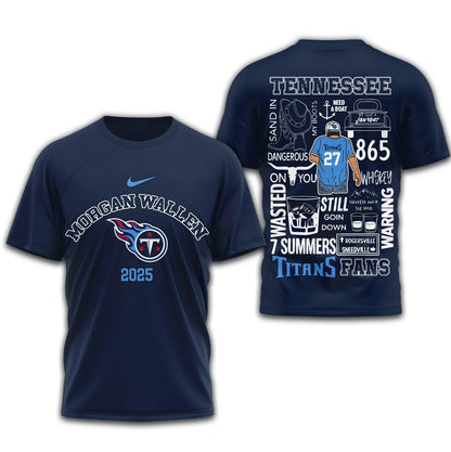 [SPECIAL OFFER] NEW CUSTOMIZED NFL31 TST TENNESSEE TITANS T-SHIRT | MULTIPLE COLORS AVAILABLE