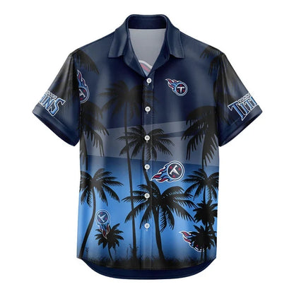 [SPECIAL OFFER] NEW CUSTOMIZED NFL31 TST TENNESSEE TITANS UNISEX HAWAIIAN SHIRT & SHORTS SET