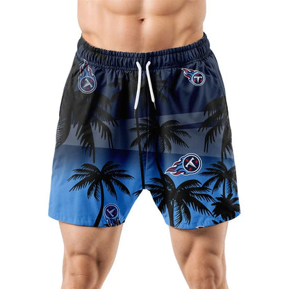 [SPECIAL OFFER] NEW CUSTOMIZED NFL31 TST TENNESSEE TITANS UNISEX HAWAIIAN SHIRT & SHORTS SET