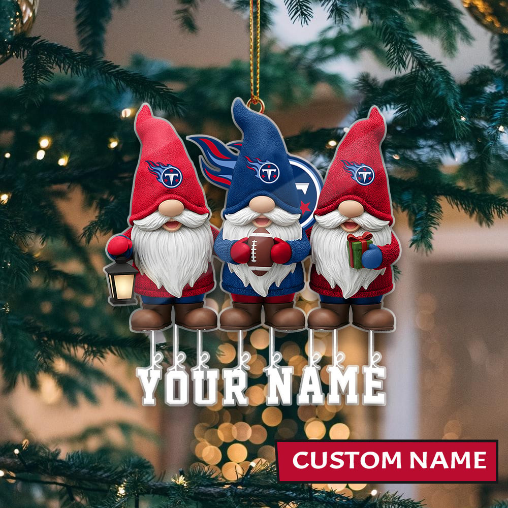 [SPECIAL OFFER] NEW CUSTOMIZED NFL31 TST TENNESSEE TITANS CHRISTMAS ACRYLIC ORNAMENT