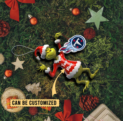 [SPECIAL OFFER] NEW CUSTOMIZED NFL31 TST TENNESSEE TITANS CHRISTMAS ACRYLIC ORNAMENT