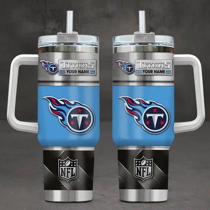 [SPECIAL OFFER] NEW CUSTOMIZED NFL31 TST TENNESSEE TITANS TUMBLER CUP
