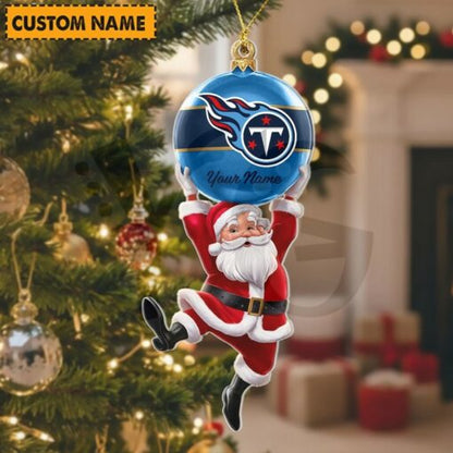 [SPECIAL OFFER] NEW CUSTOMIZED NFL31 TST TENNESSEE TITANS CHRISTMAS ACRYLIC ORNAMENT
