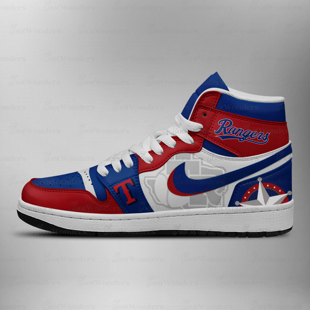[FLASH SALE] NEW CUSTOMIZED MLB08 TX RANGERS AIR JORDAN SNEAKERS