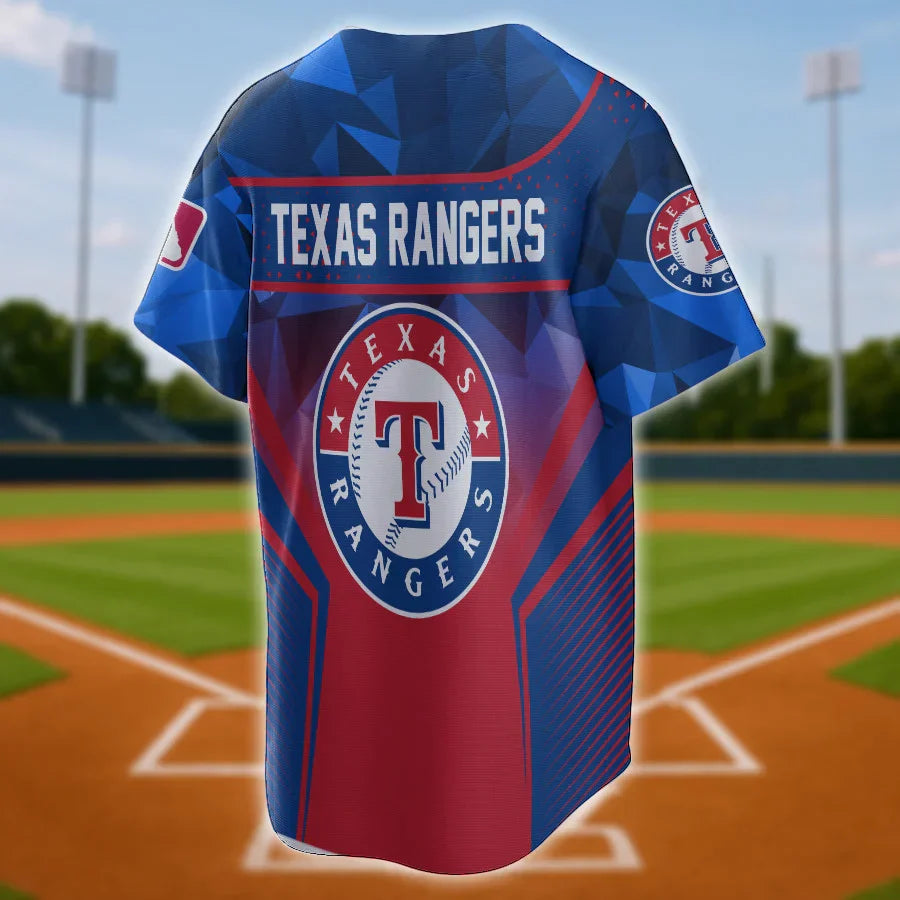 [FLASH SALE] NEW CUSTOMIZED MLB08 TX RANGERS BASEBALL JERSEY