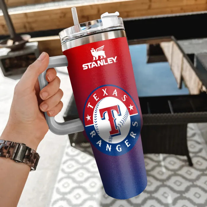 [FLASH SALE] NEW CUSTOMIZED MLB08 TRS TEXAS RANGERS 40OZ TUMBLER
