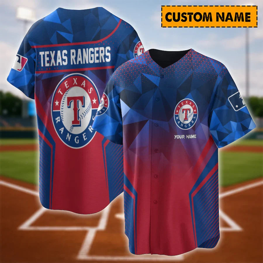 [FLASH SALE] NEW CUSTOMIZED MLB08 TX RANGERS BASEBALL JERSEY