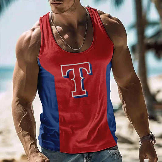 [FLASH SALE] NEW CUSTOMIZED MLB08 TEXAS RANGERS UNISEX TANK TOP