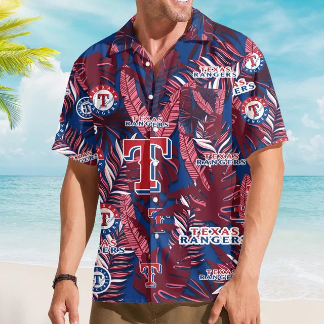 [FLASH SALE] NEW CUSTOMIZED MLB08 TRS TEXAS RANGERS UNISEX HAWAIIAN SHIRT