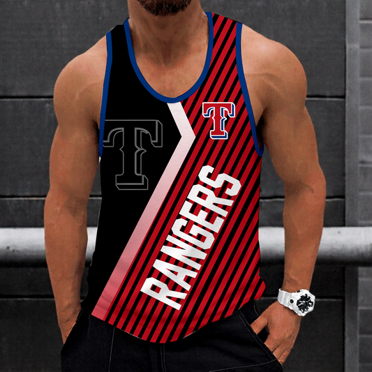 [FLASH SALE] NEW CUSTOMIZED MLB08 TEXAS RANGERS UNISEX TANK TOP