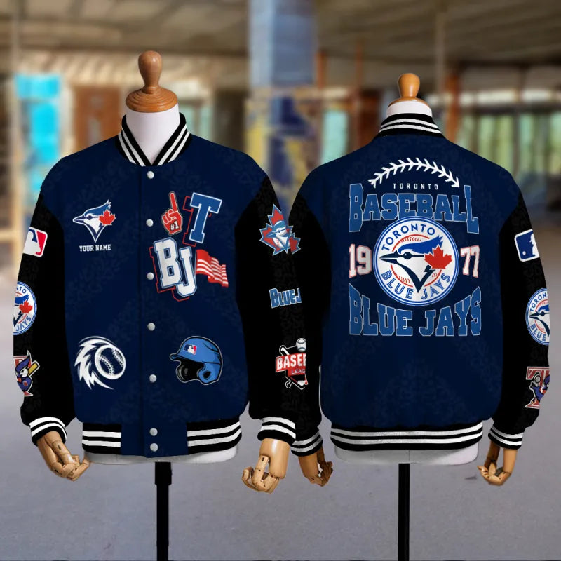 [FLASH SALE] NEW CUSTOMIZED MLB12 TBJ TORONTO BLUE JAYS UNISEX T-SHIRT, POLO, HOODIE & JACKETS