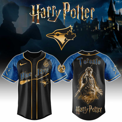 [FLASH SALE] NEW CUSTOMIZED MLB12 TBJ TORONTO BLUE JAYS x HARRY POTTER BASEBALL JERSEY & CAP