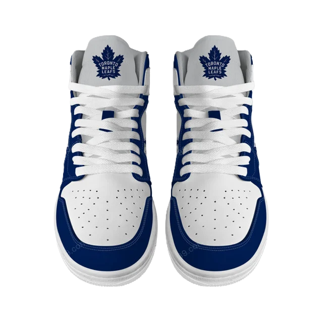 [SUPER SALE] NEW CUSTOMIZED NHL23 TM LEAFS AIR JORDAN SNEAKERS