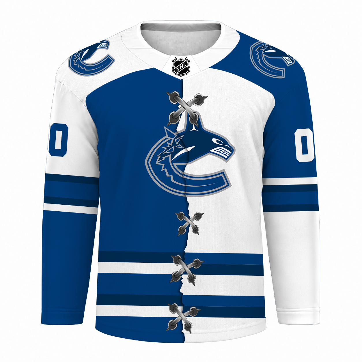 [SUPER SALE] NEW CUSTOMIZED NHL19 VANCOUVER CANUCKS UNISEX HOCKEY JERSEY