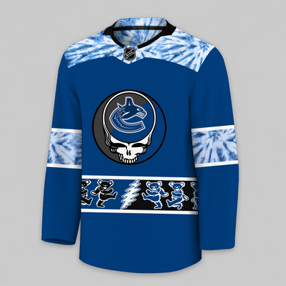 [SUPER SALE] NEW CUSTOMIZED NHL19 VANCOUVER CANUCKS UNISEX HOCKEY JERSEY