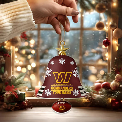 [SPECIAL OFFER] NEW CUSTOMIZED NFL12 WTC WASHINGTON COMMANDERS CHRISTMAS ACRYLIC ORNAMENT