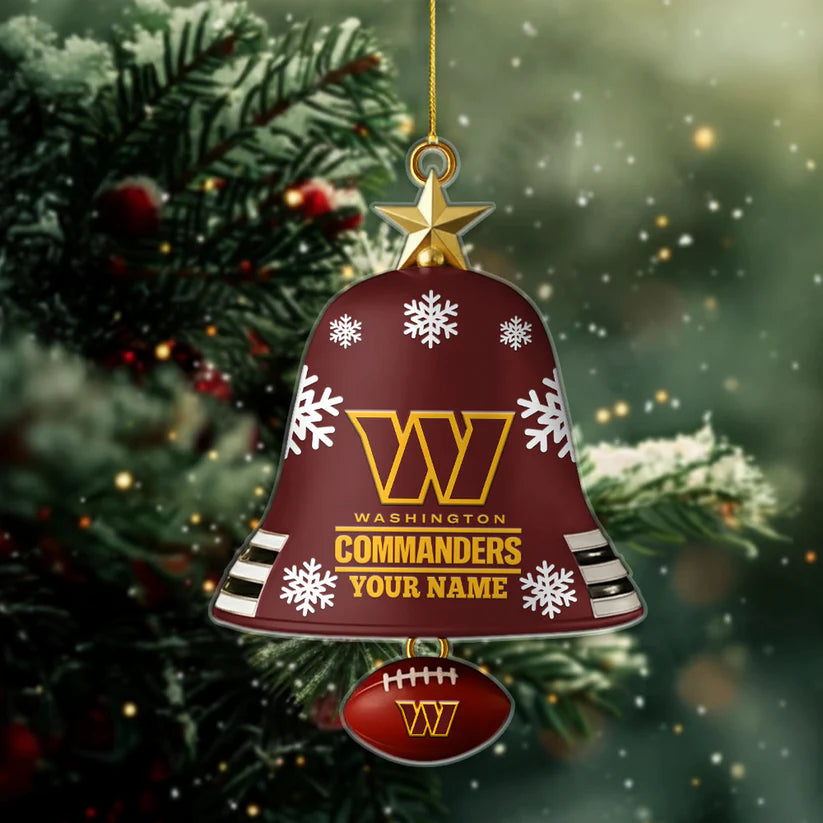 [SPECIAL OFFER] NEW CUSTOMIZED NFL12 WTC WASHINGTON COMMANDERS CHRISTMAS ACRYLIC ORNAMENT