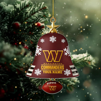[SPECIAL OFFER] NEW CUSTOMIZED NFL12 WTC WASHINGTON COMMANDERS CHRISTMAS ACRYLIC ORNAMENT