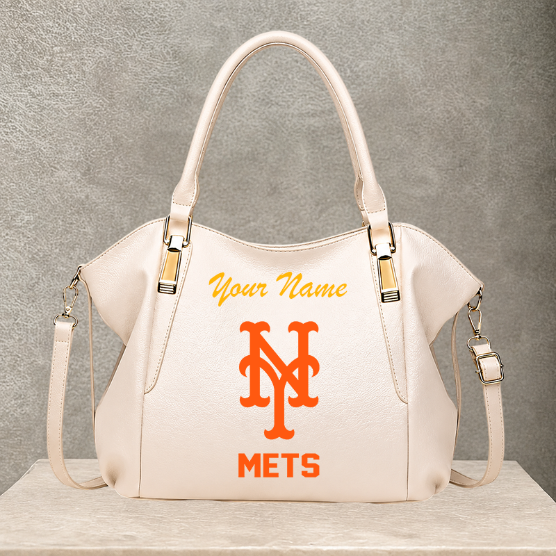 [FLASH SALE] NEW CUSTOMIZED MLB17 NYM NEW YORK METS SHOULDER HANDBAG