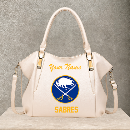 [SUPER SALE] NEW CUSTOMIZED NHL28 BFS BUFFALO SABRES SHOULDER HANDBAG