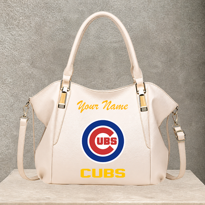 [FLASH SALE] NEW CUSTOMIZED MLB04 CCS CHICAGO CUBS SHOULDER HANDBAG