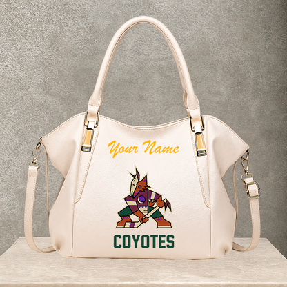 [SUPER SALE] NEW CUSTOMIZED NHL30 AZC ARIZONA COYOTES SHOULDER HANDBAG
