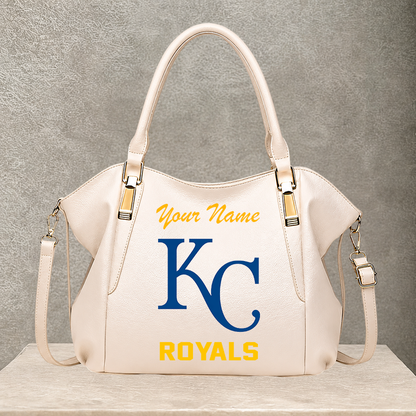 [FLASH SALE] NEW CUSTOMIZED MLB19 KCR KANSAS CITY ROYALS SHOULDER HANDBAG