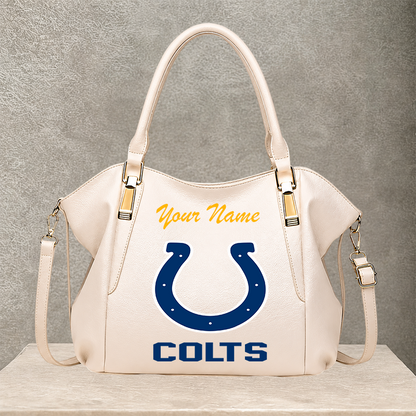 [SPECIAL OFFER] NEW CUSTOMIZED NFL17 IDC INDIANAPOLIS COLTS SHOULDER HANDBAG