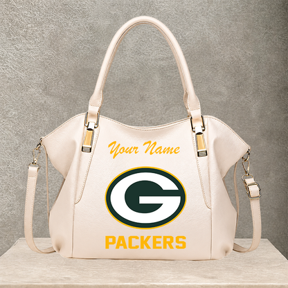 [SPECIAL OFFER] NEW CUSTOMIZED NFL08 GBP GREEN BAY PACKERS SHOULDER HANDBAG