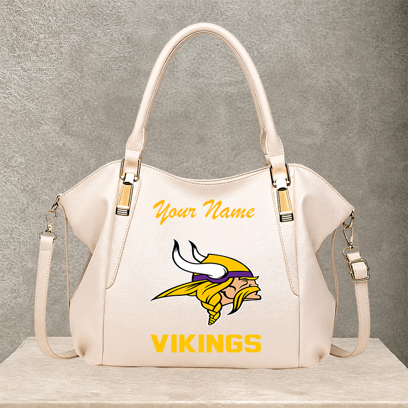 [SPECIAL OFFER] NEW CUSTOMIZED NFL05 MVK MINNESOTA VIKINGS SHOULDER HANDBAG
