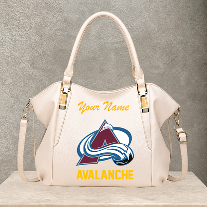 [SUPER SALE] NEW CUSTOMIZED NHL05 CAL COLORADO AVALANCHE SHOULDER HANDBAG