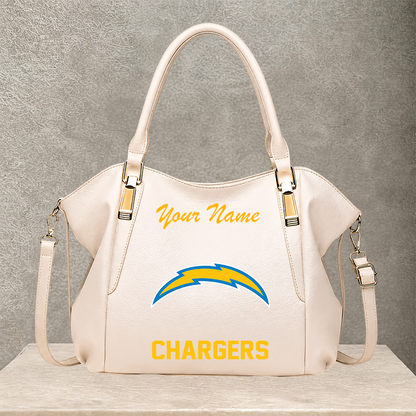 [SPECIAL OFFER] NEW CUSTOMIZED NFL09 LAC LOS ANGELES CHARGERS SHOULDER HANDBAG