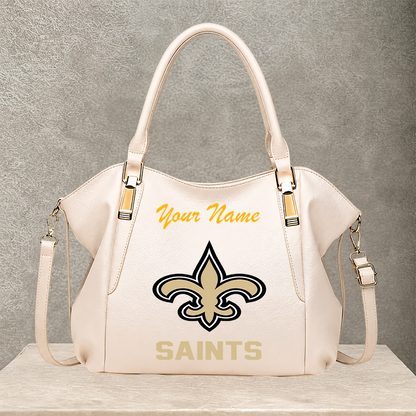 [SPECIAL OFFER] NEW CUSTOMIZED NFL24 NOS NEW ORLEANS SAINTS SHOULDER HANDBAG