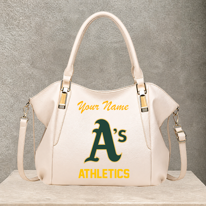 [FLASH SALE] NEW CUSTOMIZED MLB23 OAS OAKLAND ATHLETICS SHOULDER HANDBAG