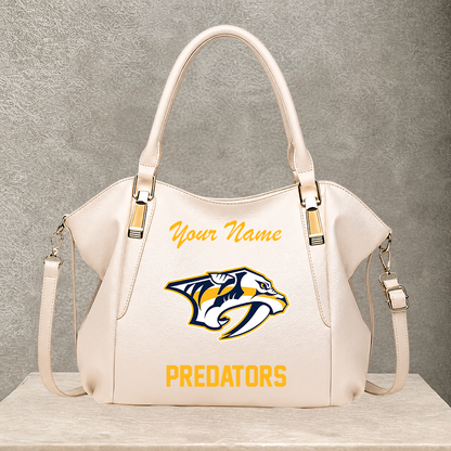 [SUPER SALE] NEW CUSTOMIZED NHL31 NVP NASHVILLE PREDATORS SHOULDER HANDBAG