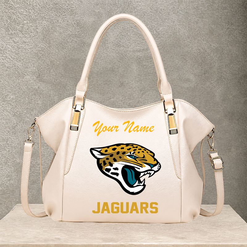 [SPECIAL OFFER] NEW CUSTOMIZED NFL30 JSJ JACKSONVILLE JAGUARS SHOULDER HANDBAG