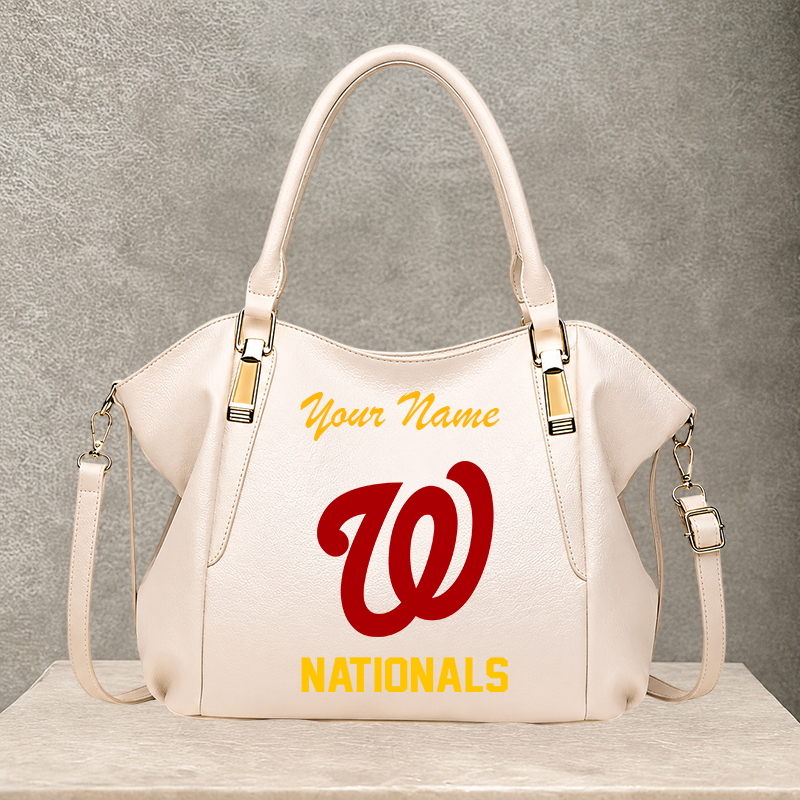 [FLASH SALE] NEW CUSTOMIZED MLB28 WNS WASHINGTON NATIONALS SHOULDER HANDBAG