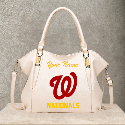 [FLASH SALE] NEW CUSTOMIZED MLB28 WNS WASHINGTON NATIONALS SHOULDER HANDBAG